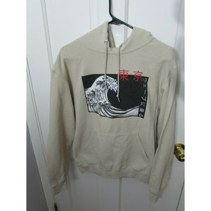 Artist Union Clothing Co Great Wave of Kanagawa Japan Hoodie Size Small